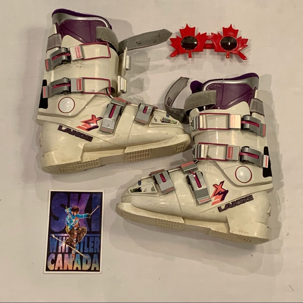 Lange vintage 90s ski boots